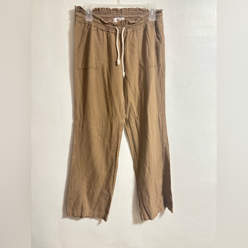 Womens Tan Casual Pants